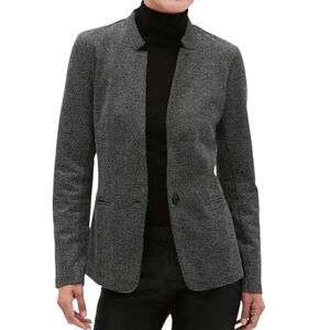 BANANA REPUBLIC Inverted Collar Soft Stretch Blazer Size XS